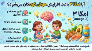آیا امگا ۳ باعث افزایش هوش کودکان می‌شود؟